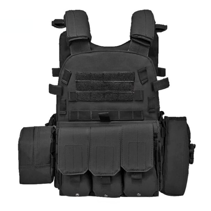 Nylon Molle Webbed Gear Tactical Vest Body Armor Hunting Carrier ...