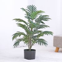 70cm 21Leaves Large Tropical Palm Tree Artificial Monstera Plants Faux Green Leaves Silk Foliage Wall for Wedding Party Decor