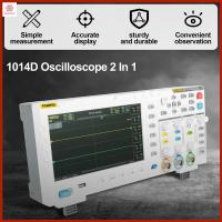 ออสซิลโลสโคปเก็บข้อมูล Oscilloscope Digital 1014D อเนกประสงค์จอ LCD ขนาด7นิ้วออสซิลโลสโคป1014D ระดับมืออาชีพออสซิลโลสโคปแบบดิจิตอลเครื่องกําเนิดสัญญาณมืออาชีพ