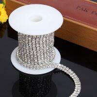 hotx【DT】 Prajna Strass Rhinestones Rows Sewn Needlework Crafts Jewelry