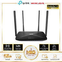 Mercusys AC12G AC1200 Wifi Router เราเตอร์ไวไฟ 4 ต้น-รองรับ 2 คลื่นความถี่มากถึง 1200 Mbps - เหมาะสำหรับเกมเมอร์และประชุมออนไลน์ รับประกัน 1 ปี โดย TP-Link