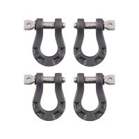 4Pcs Metal Bumper D-Ring Tow Hook for 1/10 RC Crawler Car Axial SCX10 90046 SCX10 III Capra Traxxas TRX4 D90