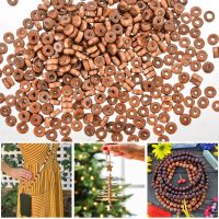 1000pcs 8mm Wooden Beads Bohemia Natural Oval Flat Beads Set For Bracelets Necklace Spacer Beads for Jewelry Making DIY Charm