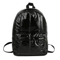 New Winter Padded Backpacks Women Boom Fashion Girl School Bags Casual Space Cotton Quilted Padded Shoulder Bag Small Backpacks
