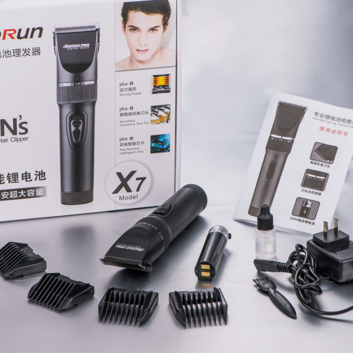 spot-parcel-post-customized-baorun-factory-direct-sales-hair-clipper-baby-home-barber-shop-professional-electric-clipper-x7