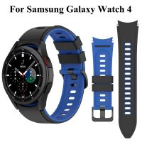 Susu สายซิลิโคนสำหรับ Samsung Galaxy Watch,4คลาสสิก46มม. 42มม. สายรัดข้อมือสปอร์ตแนวสปอร์ตแนวคลาสสิก Galaxy Watch4 44มม. 40มม.