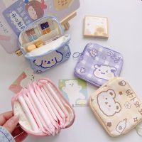 【LZ】☁✑❂  Coreano urso bonito grande capacidade higiênico guardanapo sacos de armazenamento meninas dos desenhos animados fisiológico período tampon organizador saco mini saco