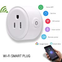 ซ็อกเก็ตซ็อกเก็ตรีโมทคอนโทรล ไร้สาย เต้าเสียบสาย U.S. WiFi Smart Plug Mini Wireless Socket ปลั๊กอัจฉริยะ Outlet ไร้สาย WIFI ปลั๊กเต้าเสียบ ปลั๊กอินสมาร์ท ezliving