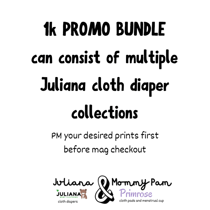 1k PROMO BUNDLE JULIANA CLOTH DIAPER Lazada PH
