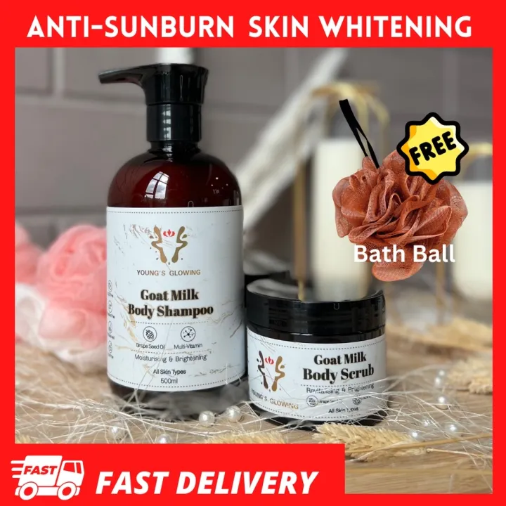 Young's Glowing Special Bundle Body Wash Body Scrub Lazada