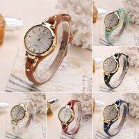 【YF】♂  Fashion Watches Round Rivet Leather Wristwatch Ladies Gifts Accessories