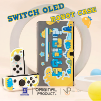 [GeekShare™] TPU+PC OLED CASE เคสใส ROBOT หุ่นยนต์ Nintendo Switch OLED สกรีนลาย สุดน่ารัก เคสแยก 3 ชิ้น geekshare