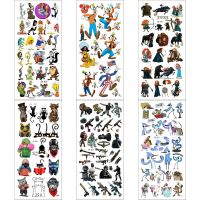 Cute Tattoo Kids Sleeve Temporary Tattoos Men Chest Tatoo For Arm Waterproof Tatto Fake Sticker Tattos Tatu Body