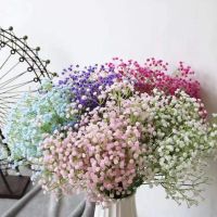 【LZ】■♤♀  1/2 pçs plástico gypsophila flores artificiais rosa branco babys respiração falso flor para decoração de casamento casa diy floral bouquet