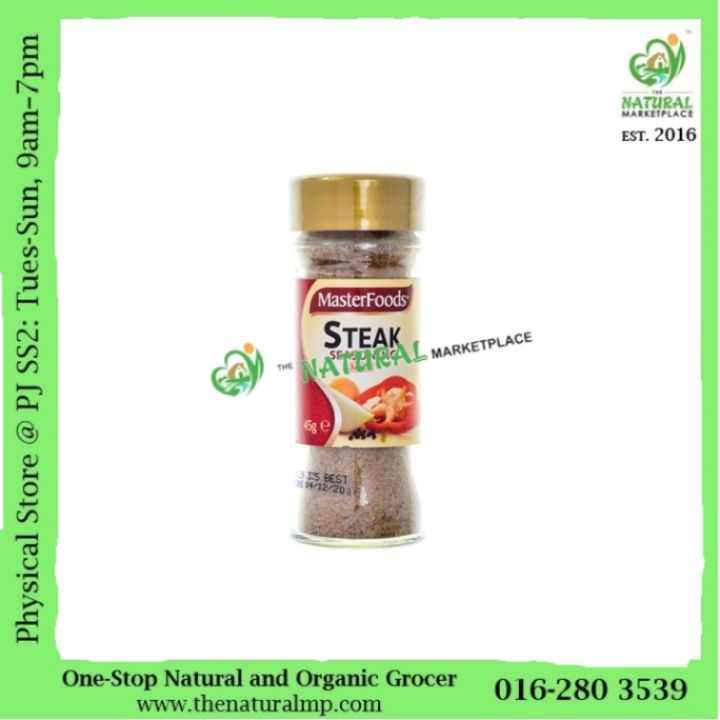 Masterfoods Steak Seasoning Mild 45g Lazada