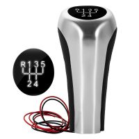 Gear Shift Knob W/LED White Backlight Leather Shifter Lever Handle Gear Stick for BMW E46 E90 E91 E92 X1 X3 X5