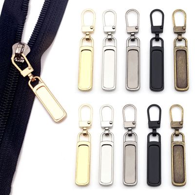 ◐♗✾ 10pcs Detachable Metal Zipper Pullers for Zipper Sliders Head Zippers Repair Kits Zipper Pull Tab DIY Sewing Repair Accessories