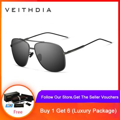 VEITHDIA แว่นกันแดด Polarized UV400 แว่นตากันแดด แว่นโพลาไรซ์ สำหรับผู้ชายและผู้หญิง – 2495