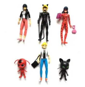 Buy SOJITRA Tofoco Miraculous Comic Cute Anime Adrien Marinette Plagg Tikki  PVC Ladybug Doll Action Figure Toys (4 Pcs/Set) Online at Low Prices in  India 