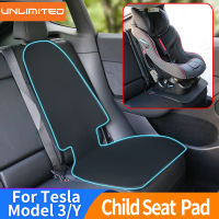 Car Child Safety Seat Protection Pad Seat Bottom Pad Interior Decoration Refit Accessories For Tesla 2016-2022 Model 3 Model Y