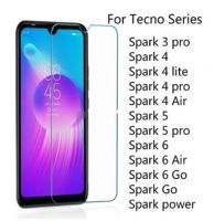 [ร้อนแรง] กระจกนิรภัยสำหรับ Tecno Spark 6 5 4 3 Air Pro 4 Lite Go Power ปกป้องหน้าจอ Spark 6กระจกฟิล์มป้องกันไป