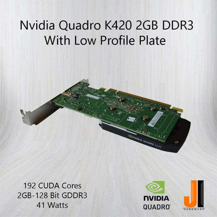 nvidia-quadro-k420-with-low-profile-plate-2gb-ddr3-มือสอง