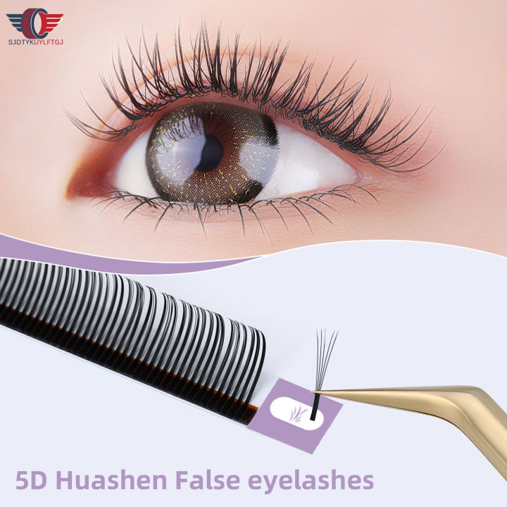 ขนตาปลอมสำหรับผู้หญิงและเครื่องสำอางสตรีขนตาตกแต่งแบบ3d-ขนตาปลอมแบบนุ่มเป็นกระจุก
