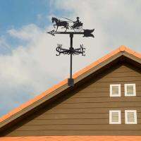 Weathervane Garden Stake เครื่องมือวัดสำหรับงานฝีมือศาลากลางแจ้ง