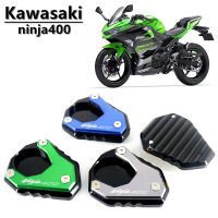 สำหรับ KAWASAKI NINJA400 NINJA 400 Z400 2018-2023รถจักรยานยนต์ CNC Kickstand ขาตั้ง Extension Pad แผ่นรอง Enlarge