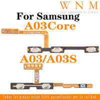ปุ่มเพาเวอร์เฟล็กซ์สำหรับ Samsung Galaxy A03แกน/A03อะไหล่สายเคเบิลเฟล็กซ์ปุ่มเปิดปิดความดัง A03S