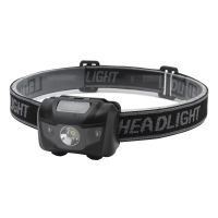 HeadLight BORUiT 3W Powerfull Mini Headlamp Red Light LED Headlight 4-Mode Waterproof Head Torch Camping Flashlight AAA