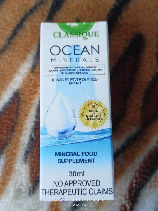 CLASSIQUE OCEAN MINERALS 30ML IONIC ELECTROLYTES Lazada PH