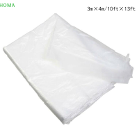 ?【Lowest price】HOMA ผ้าคลุมกันฝุ่นเฟอร์นิเจอร์พลาสติก1ชิ้นผ้าคลุมกันฝุ่นสำหรับรถยนต์เตียงกันฝุ่นโซฟา