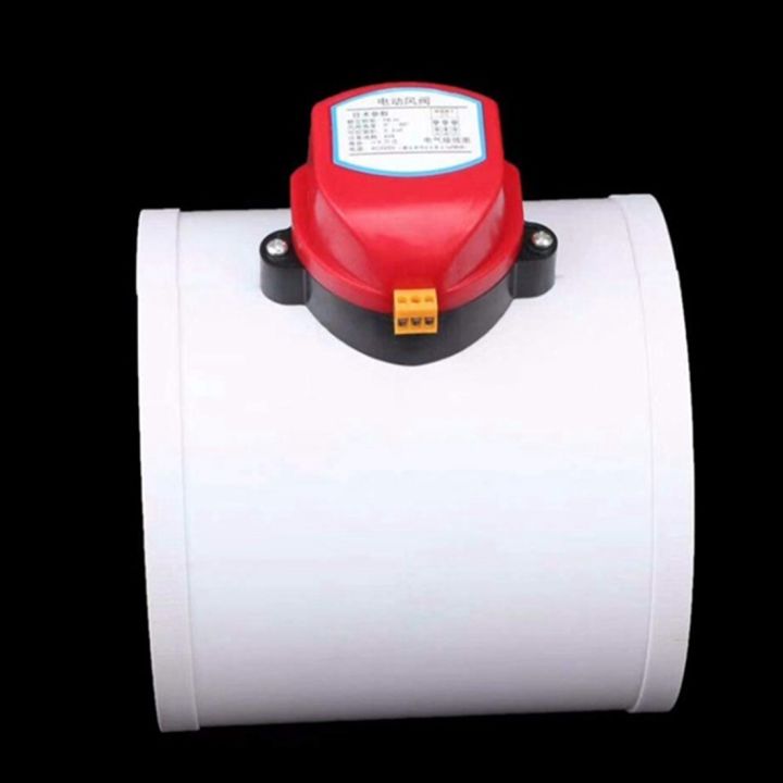 160mm-air-damper-valve-electric-motorized-check-valve-for-6-inch-ventilation-solenoid-valve-with-actuator-220v