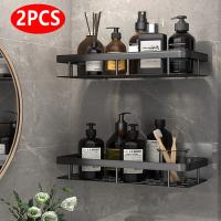 1/2Pcs Bathroom Shelf Wall Mounted Shower Shelf Corner Shelves Shampoo Storage Rack Toilet Bathroom Accessories Полка Для Ванной