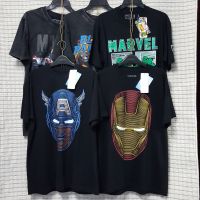 เสื้อยืด ลายสกรีน MARVEL ลิขสิทธิ์แท้ ผ้า COTTON