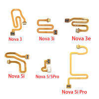 เครื่องสแกนลายนิ้วมือสำหรับ Huawei Nova 3i Nova 4 Nova 4e เซ็นเซอร์สัมผัส ID Home Button Return การประกอบสายเคเบิ้ลแบบเฟล็ก Ribbon อะไหล่อะไหล่เปลี่ยน