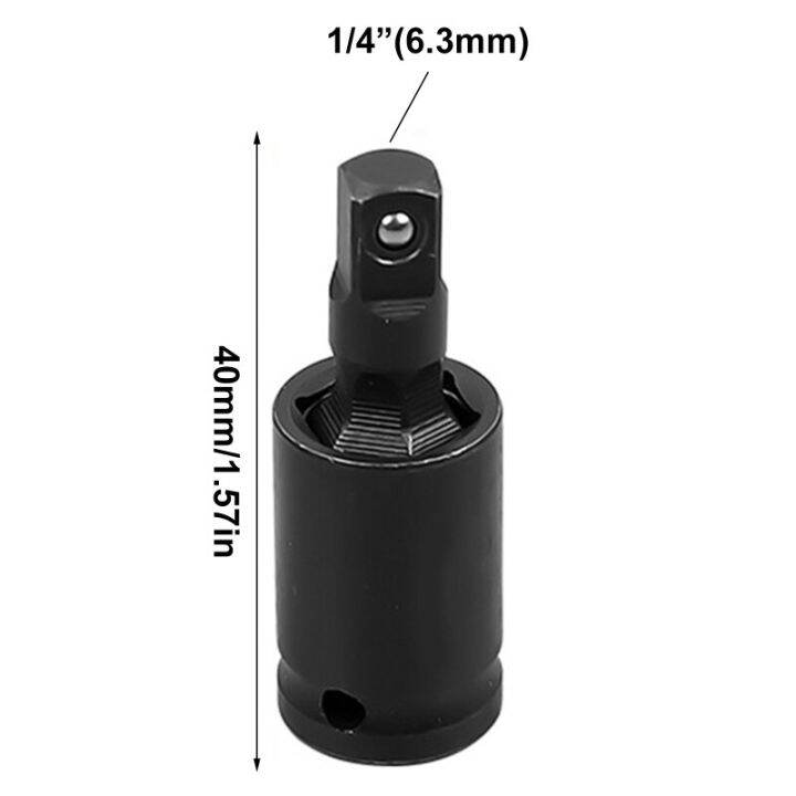 3PCS 360 Degree Swivel Knuckle Joint Air Impact Wobble Socket Adapter