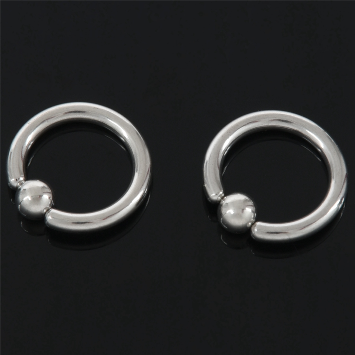 2-pair-stainless-steel-captive-bead-ear-rings-hoop-studs-piercing-jewelry-steel-color-4g-5mm-x16mm