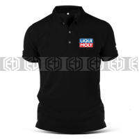 Summer Liqui Moly T-Shirt Shirts Cotton Tee Motorsport Racing Polo Shirt Casual Fashion Men Shirt