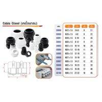 เคเบิ้ลแกลน สีดำ M12-M40 x1.5 / Nylon Cable Gland