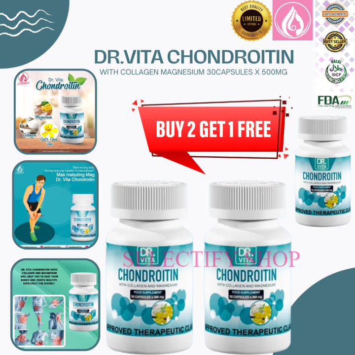 Dr. Vita Chondroitin With Collagen original and Magnesium 500mg x 30