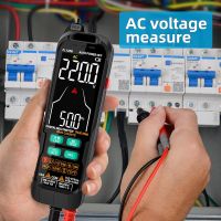 ZZOOI Digital Smart Multimeter Color LCD Display 9999 Counts DC AC Voltage Capacitor Ohm Diode NCV Hz Tester DMM USB Multimeter Temp