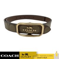 เข็มขัด COACH CE971 Morgan Rectangle Buckle Belt (IMBDXS)