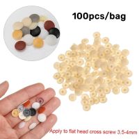 ▼❀☏  100pcs/bag Plastic Nuts Bolts Covers Exterior Protective Caps Practical Self-tapping Screws Decor Cover Furniture Hardware