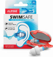 Alpine Hearing Protection Alpine SwimSafe Adult Ear Plugs for Swimming - Ear Protection Against Water - Comfortable Waterproof Earplugs with Filter - Hyopoallergenic &amp; Sustainable