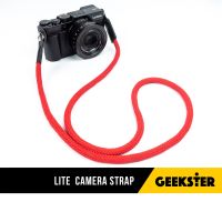 สายคล้องกล้อง เชือกปีนเขา แบบน้ำหนักเบา แบบห่วง คล้องคอ ( Lite Leica Style Camera Strap สายคล้อง สาย กล้อง สายคล้องคอ เชือก ปลายห่วง คล้องกล้อง ) ( Geekster )