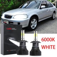 ชุดหลอดไฟหน้าฮาโลเจน LED 6000K 2000 2001 แบบเปลี่ยน สําหรับ Honda City 1999-2002