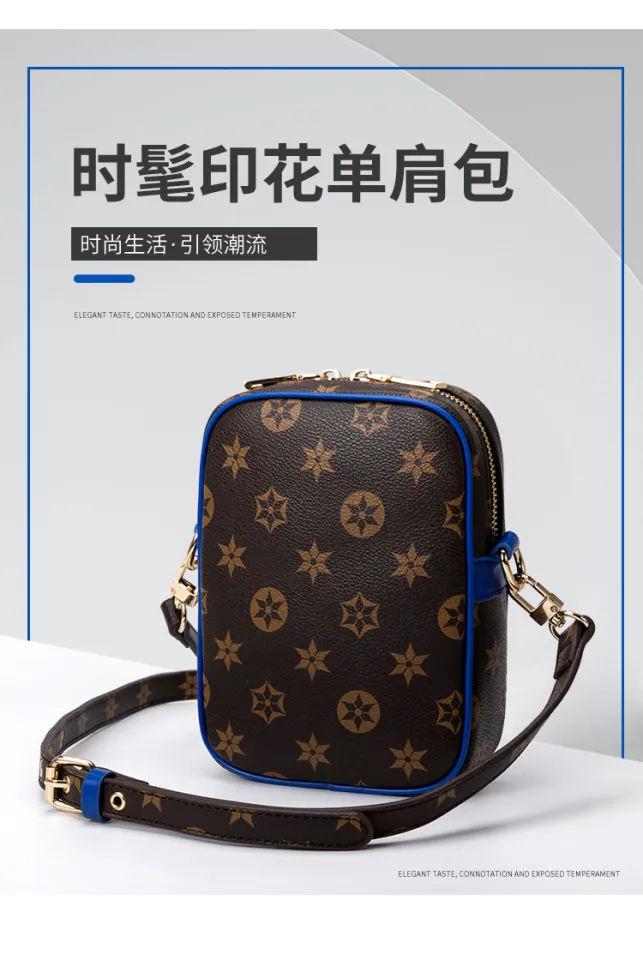 New fashion brand camera bag LV&HOC men's mobile phone bag printed