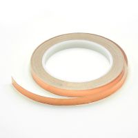 20 Meters Single Side Conductive Copper Foil Tape Strip Adhesive EMI Shielding Heat Resist Tape 2mm 3mm 4mm 5mm 6mm 8mm 10mm Adhesives  Tape